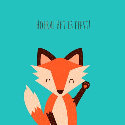 Kinderfeestje Vos met foto 2