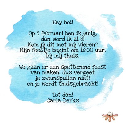 Kinderfeestjes hondje met snorkel 3
