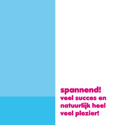 Kinderkaart 1e Schooldag 3