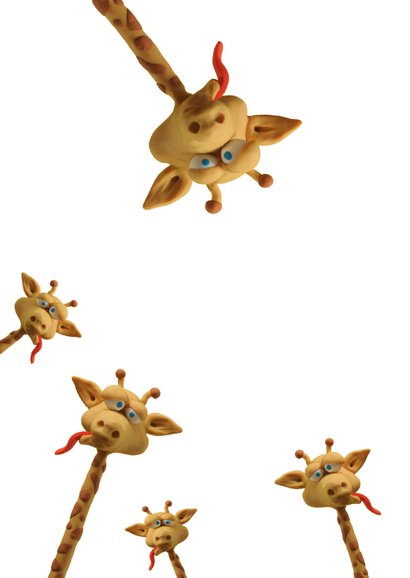 Kinderkaart gekke giraf 2