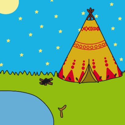 Kinderkaart Indianen 2