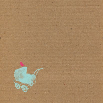 Kinderwagen, karton achtergrond 2