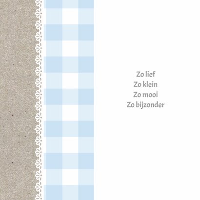 Klassiek ruitje en kraftpapier 2
