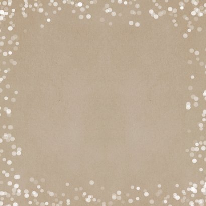 Klassieke algemene zakelijke kerstkaart kraft Achterkant