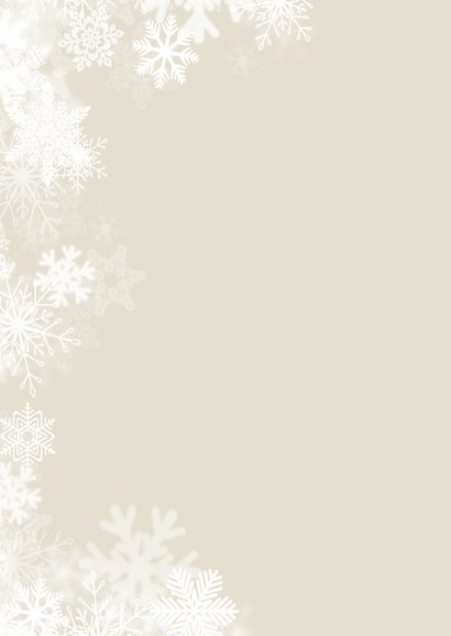 Klassieke foto kerstkaart sneeuw 2