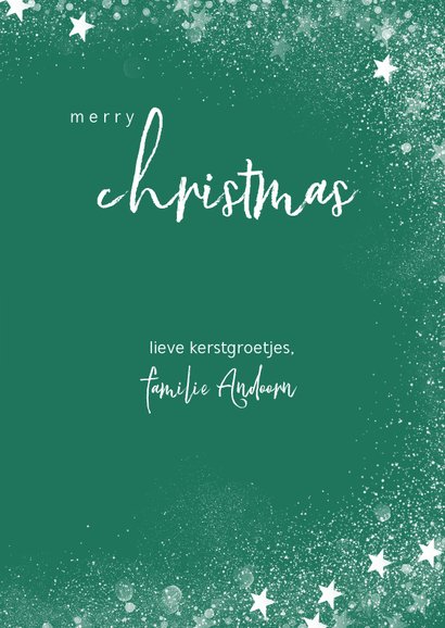 Klassieke fotokaart met ruitenpatroon, sneeuw en christmas 3