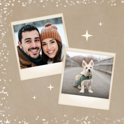 Klassieke kerstkaart met sierlijke tekst Merry Christmas 2