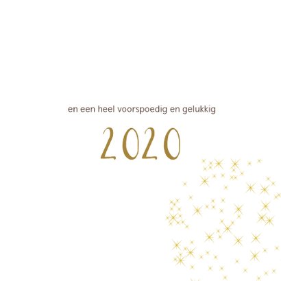 Klassieke kerstkaart sterretjes 3