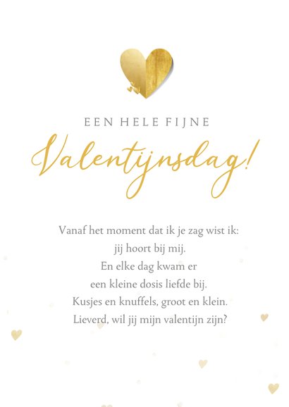 Klassieke valentijnskaart met eigen foto en sierlijke tekst 3