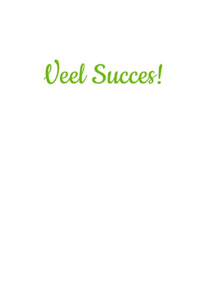 Klavertje vier zwart/wit illustratie Good Luck 3