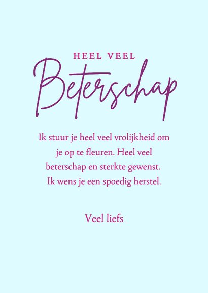 Kleurrijk beterschapskaartje met vlindertjes 3