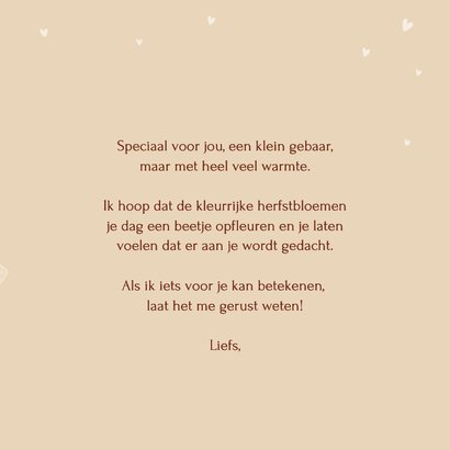 Kleurrijk herfstboeket op aanpasbare achtergrondkleur 3