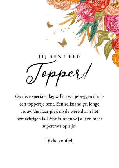 Kleurrijke wenskaart trots 3