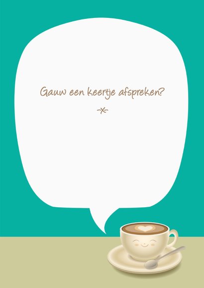 Koffie afspreken - TW 3