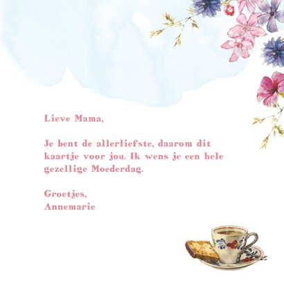 Kopje koffie voor de allerliefste moeder 3