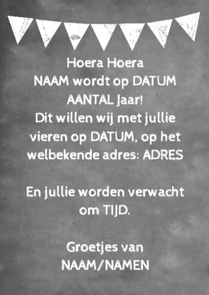 krijtbord en naamkaartje b 3