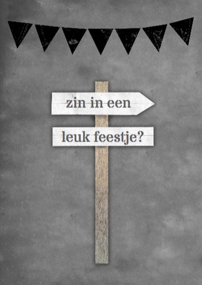Krijtbord en wegwijzer f 3