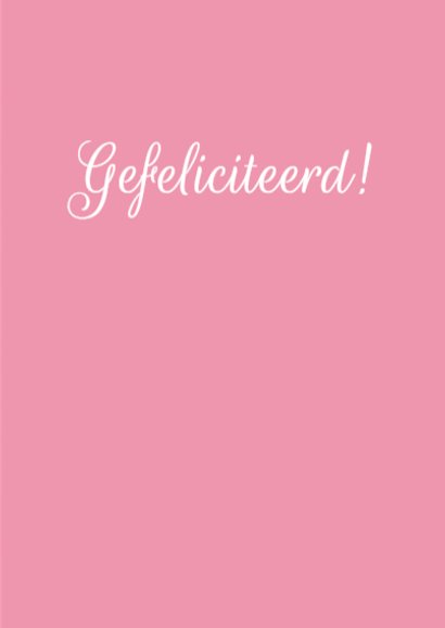 Krijtbord, getrouwd, roze hartje 3