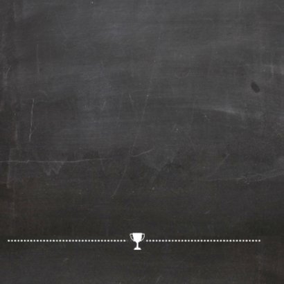 Krijtbord schooltas blauw 2