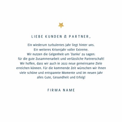 Kunden-Weihnachtskarte 'Frohe Feiertage' 3