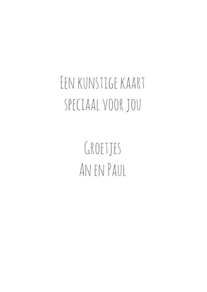 Kunstkaart - Opstapeling 3