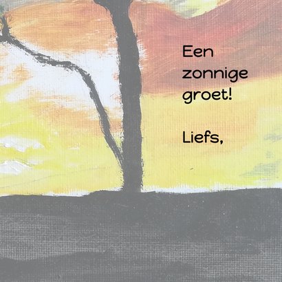 Kunstkaart van een fantasielandschap 3