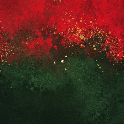 Kunstzinnige fotokaart kerst 2027 kerstbal Achterkant