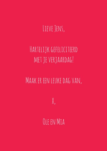 Lama gewoon meteen zeggen, gefeliciteerd! 3