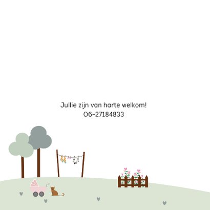 Landelijk geboortekaartje meisje 2