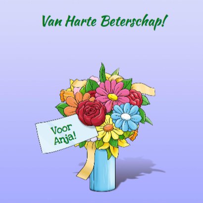 Leuk opkikkertje met hart en bloemen 3