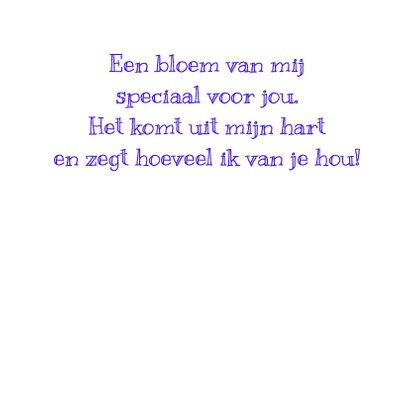 Leuke bloemenkaart met Hortensia's en andere bloemen 3
