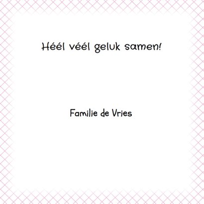 Leuke felicitatie geboorte meisje met waslijn 3