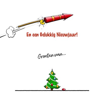 Leuke kerstkaart met olifanten, als stripverhaal. 3