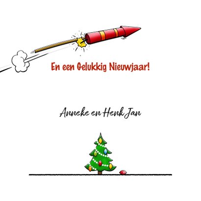 Leuke kerstkaart met olifanten, als stripverhaal. 3