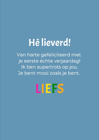 Leuke LGBTQI verjaardagskaart witte hond met regenboogbril 3