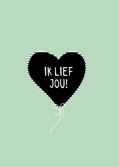 Leuke trendy valentijnskaart 2