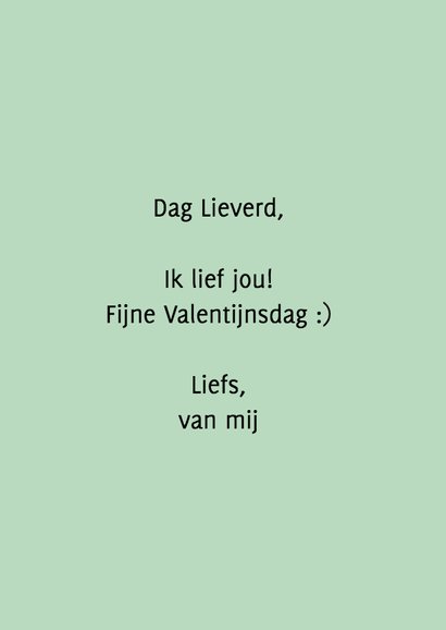 Leuke trendy valentijnskaart 3