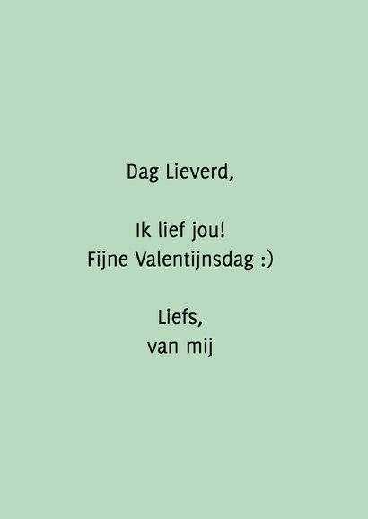 Leuke trendy valentijnskaart  3