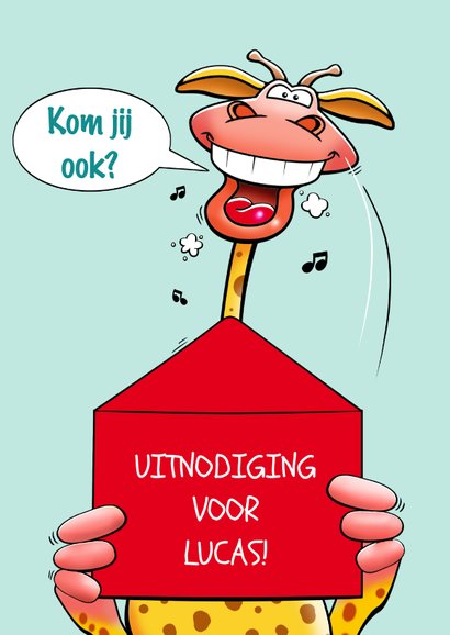 Leuke uitnodiging uitje naar de dierentuin 3