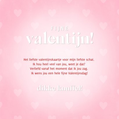 Leuke Valentijnsdag kaart verliefde emoji 'fijne valentijn!' 3