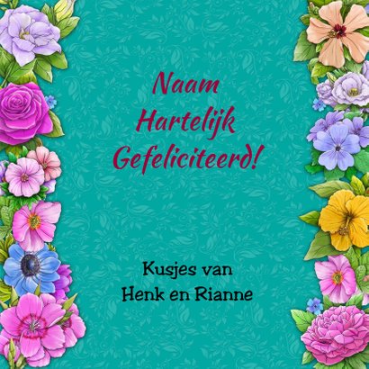 Leuke verjaardagskaart met aanpasbare cijfers voor de jarige 3