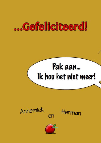 Leuke verjaardagskaart met muisje en grote taart 2