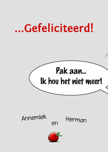 Leuke verjaardagskaart met muisje en grote taart 2