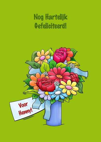 Leuke verjaardagskaart met schildpad die op zijn rug ligt 3