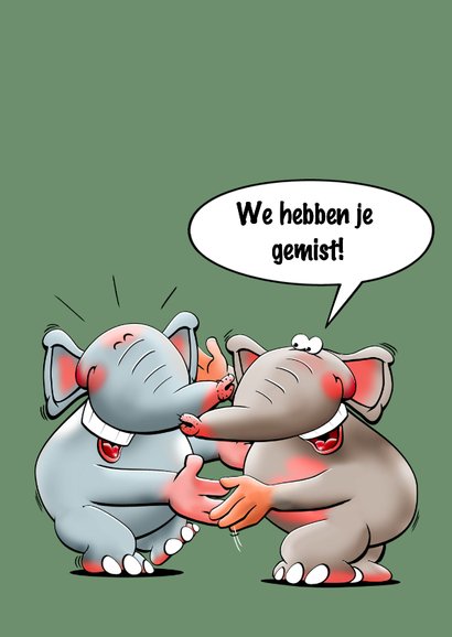 Leuke welkom thuis kaart voor je collega of vriend 2