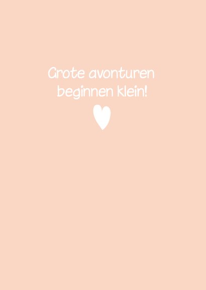 Lief en rustig geboortekaartje voor een meisje 2