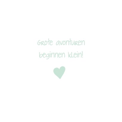 Lief en rustig geboortekaartje 2
