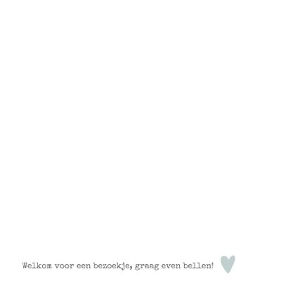 Lief geboortekaartje stip hartjes 2