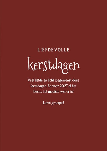 Lief kerstkaartje met schattig egeltje liefdevolle kerst 3