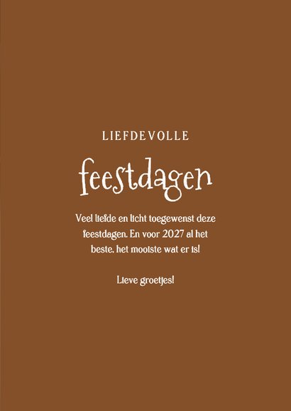 Lief kerstkaartje met schattige cavia liefdevolle feestdagen 3